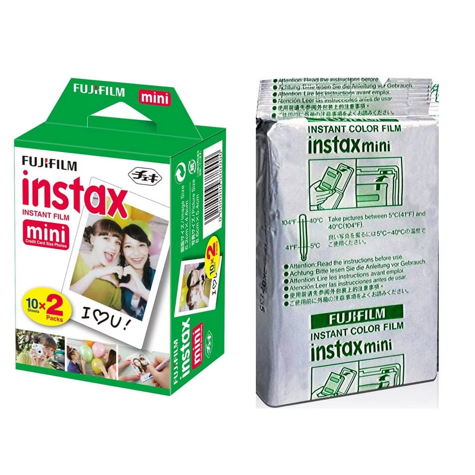 Fujifilm Instax Mini Instant Film 30 Prints for Fuji 90, 9, 8, 7S, 50S 25 Camera.