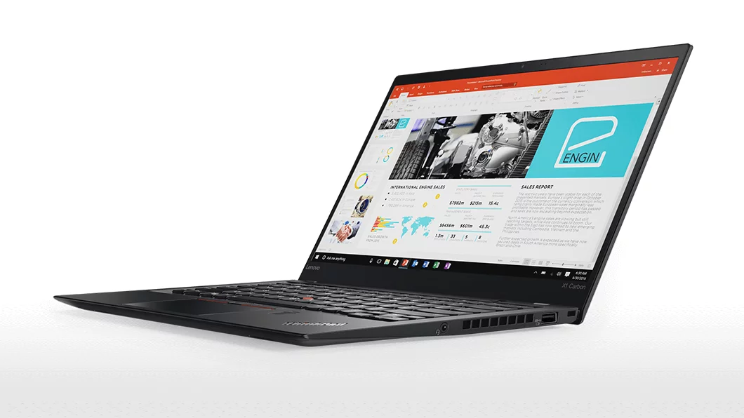 2017 Lenovo ThinkPad X1 Carbon (5th Gen) - Windows 10 Pro - Intel Core i7-7500U, 256GB SSD, 8GB RAM, 14