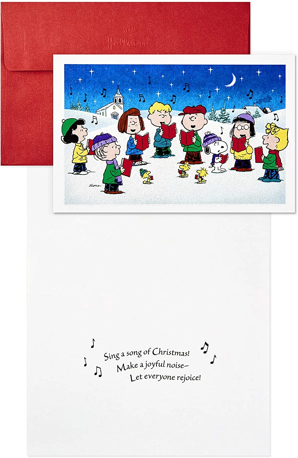 Hallmark Boxed Christmas Cards, Peanuts Gang (40 Cards with Envelopes)