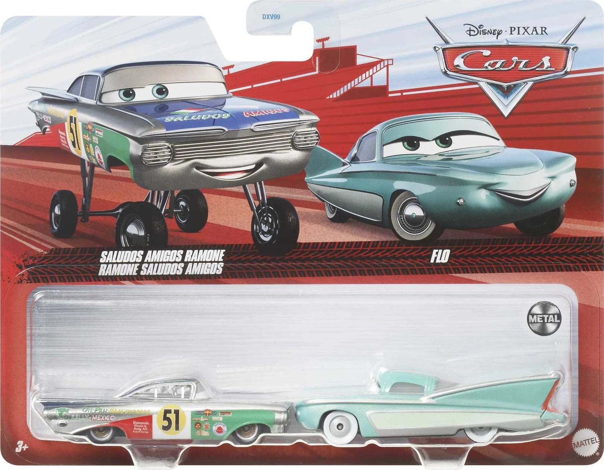 Disney Pixar Cars 2-Pack Collection, 1:55 Scale Die-Cast Vehicles