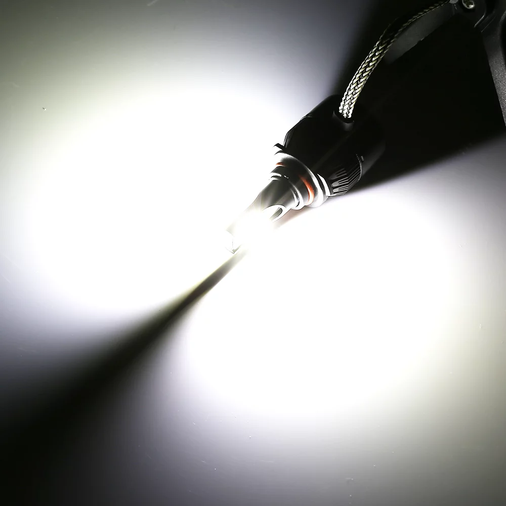 9005 H7 LED Headlight Bulbs High&Low 6000K White For Kia Optima Forte 2017 2018 6000K 7600LM Pack of 4