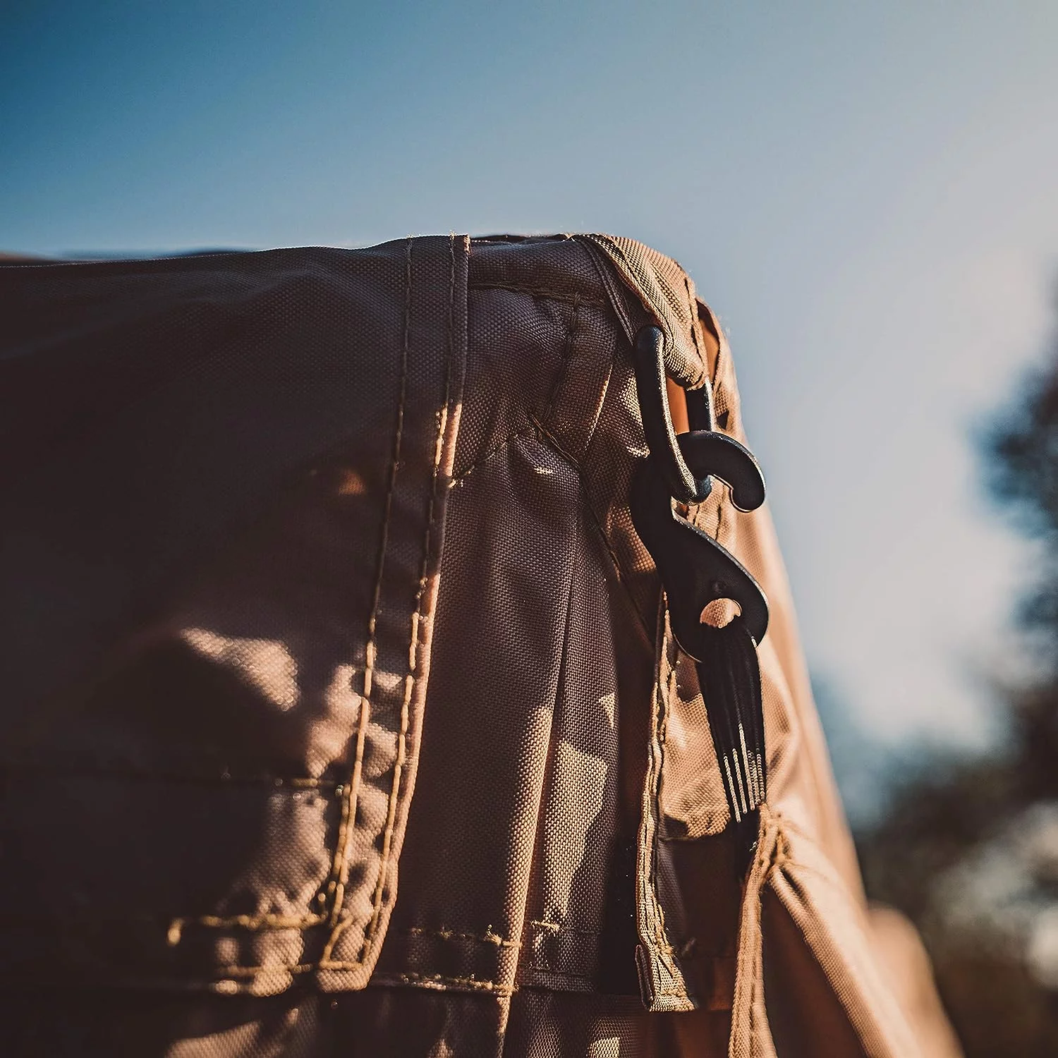 Gazelle GAZL-GA104 Waterproof Gazebo Tent Three Wind Screen Panel in Desert Brown, (Tent Not Included)