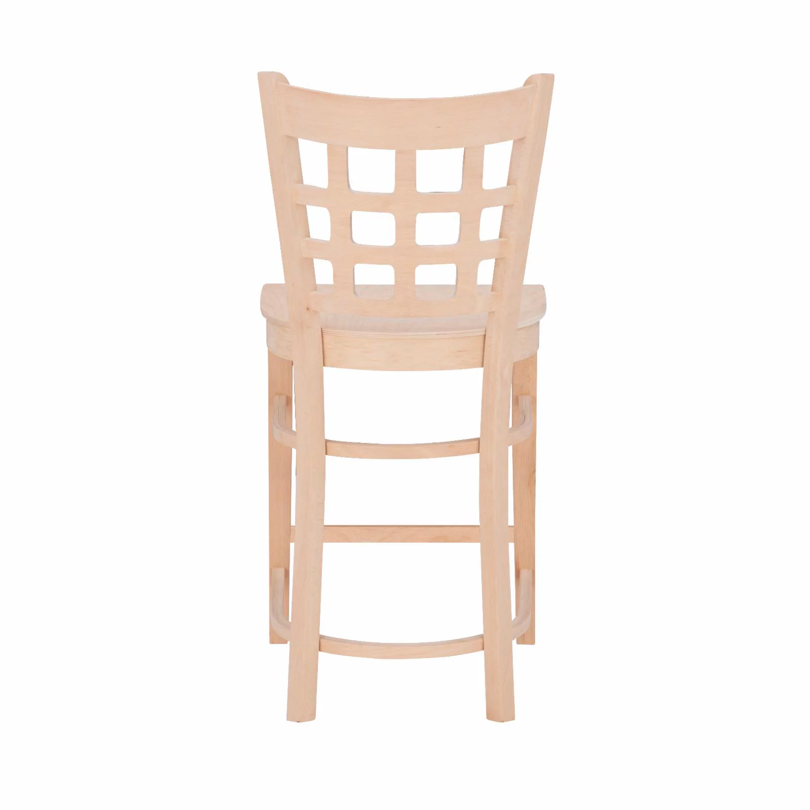 Linon Lola 24 in. Counter Stool - Unfinished - Set of 2