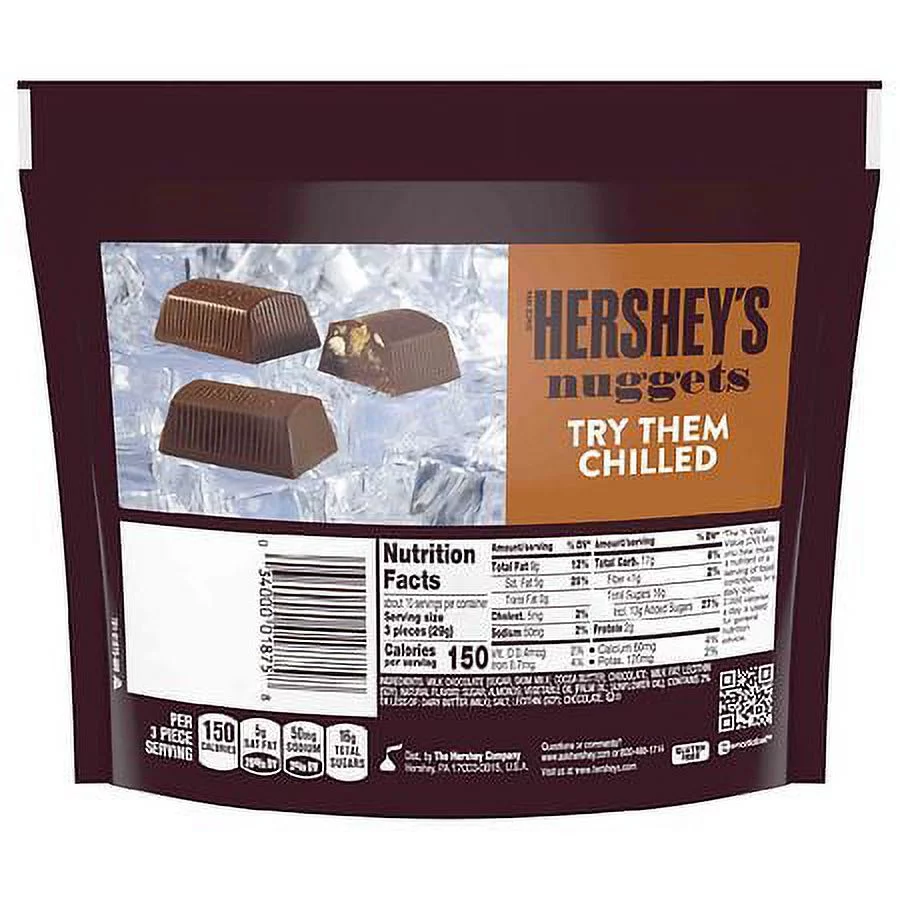Hershey's Nuggets Extra Creamy Milk Chocolate with Toffee and Almonds Candy10.2oz