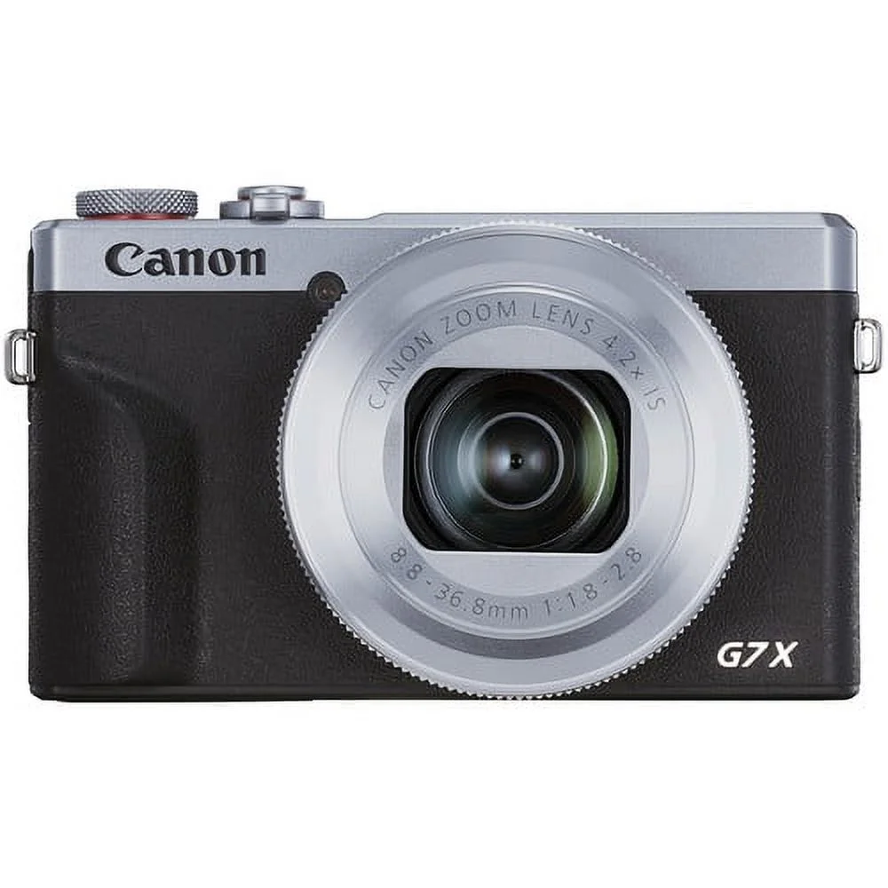 Canon PowerShot G7 X Mark III Digital Camera (silver) + Buzz-Photo Basic Kit