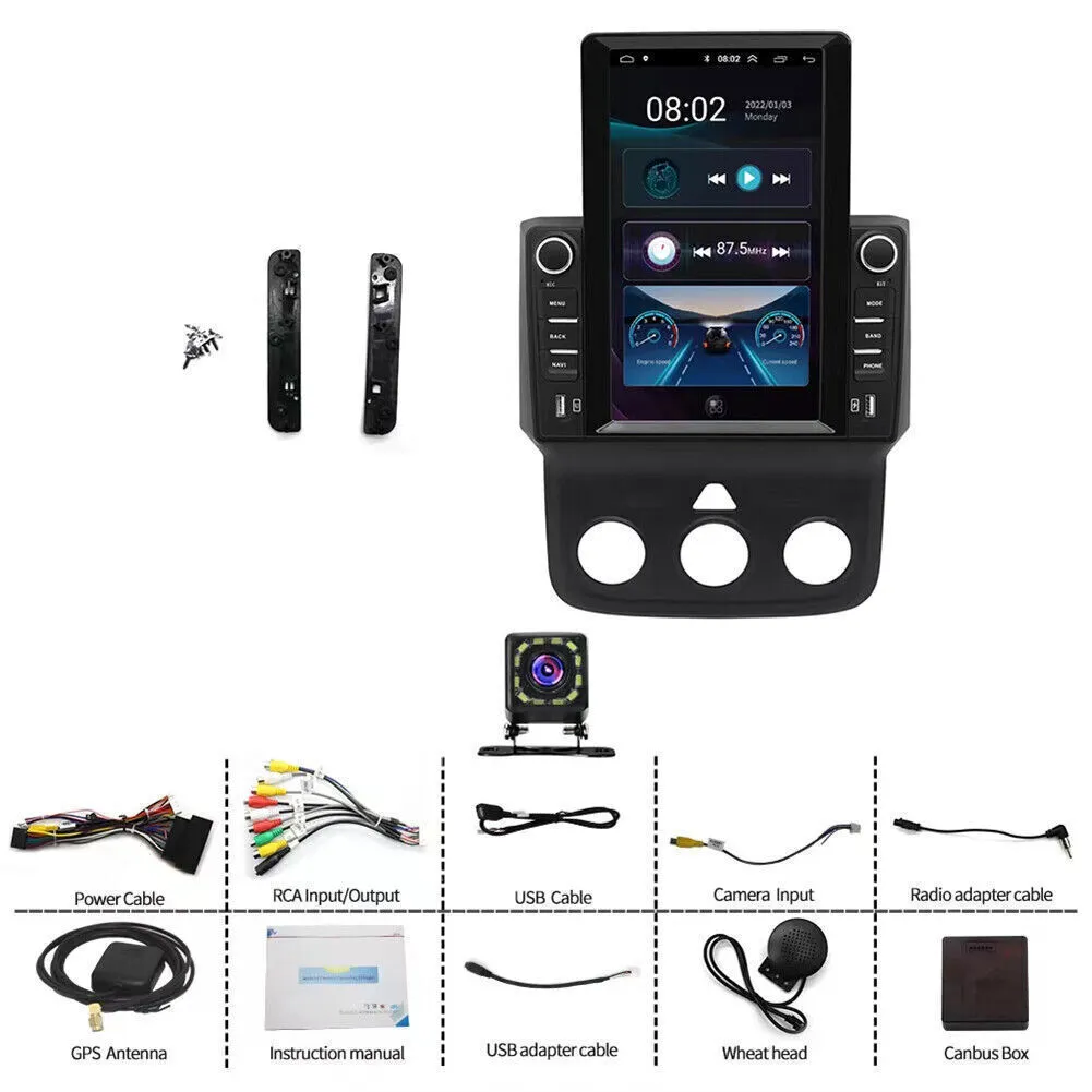 For 2013-2018 Dodge Ram 1500 2500 3500 Android 13 Carplay Car Stereo Radio GPS