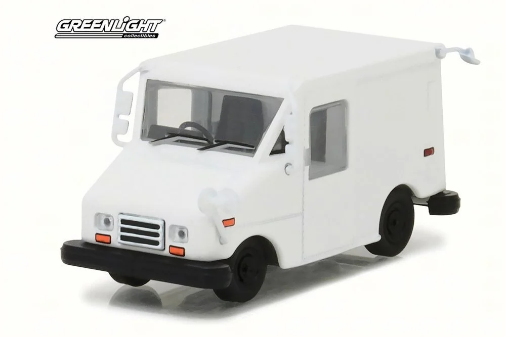 Long Live Undecorated Mail Delivery Truck, White - Greenlight 29911 - 1/64 Scale Diecast Model Toy Car