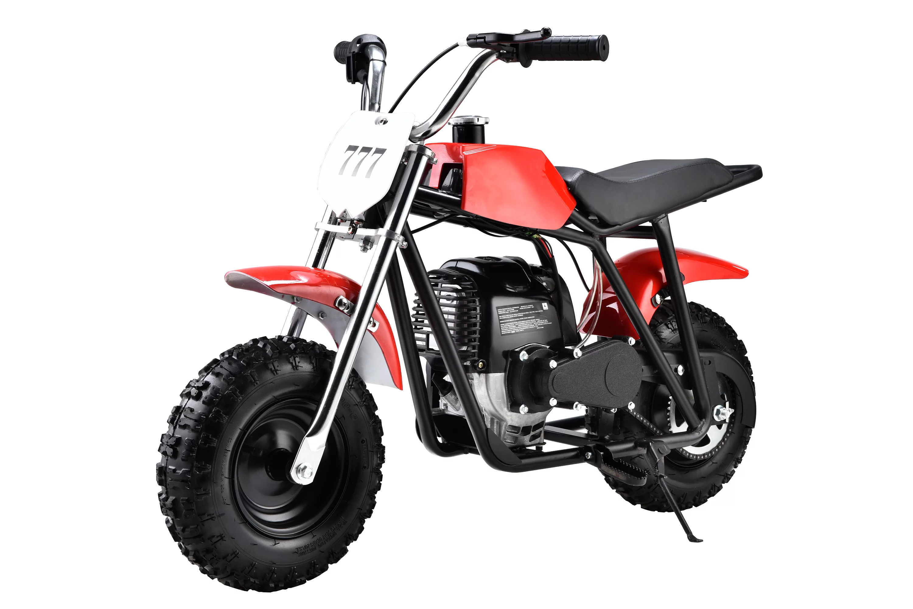 SYX MOTO MT-6 Gas Power 40cc 4 Stroke Kids Dirt Bike, Pull Start, Red