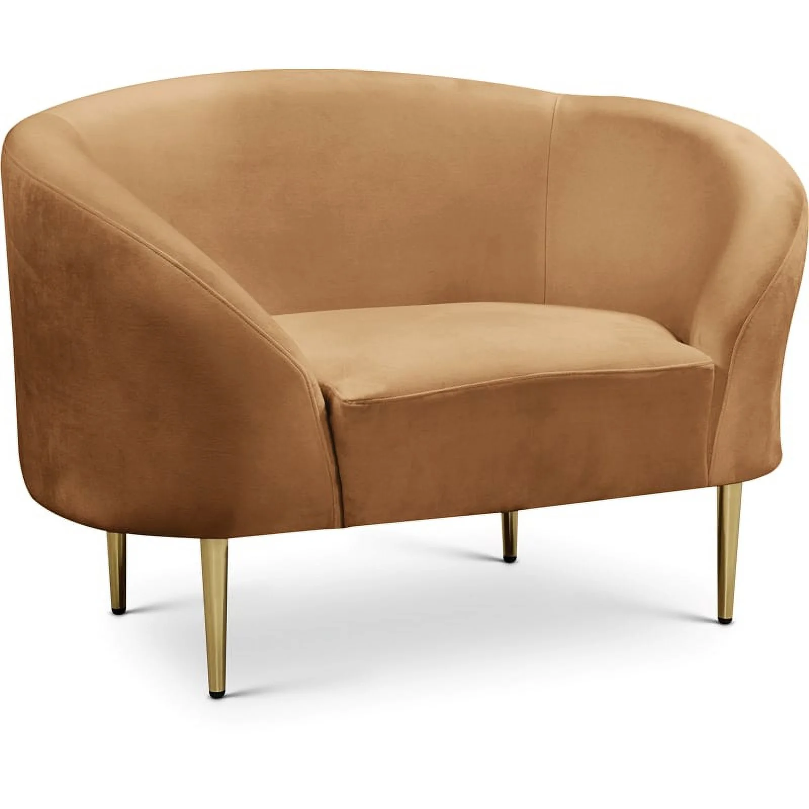 Meridian Furniture Ritz Saddle Velvet Chair