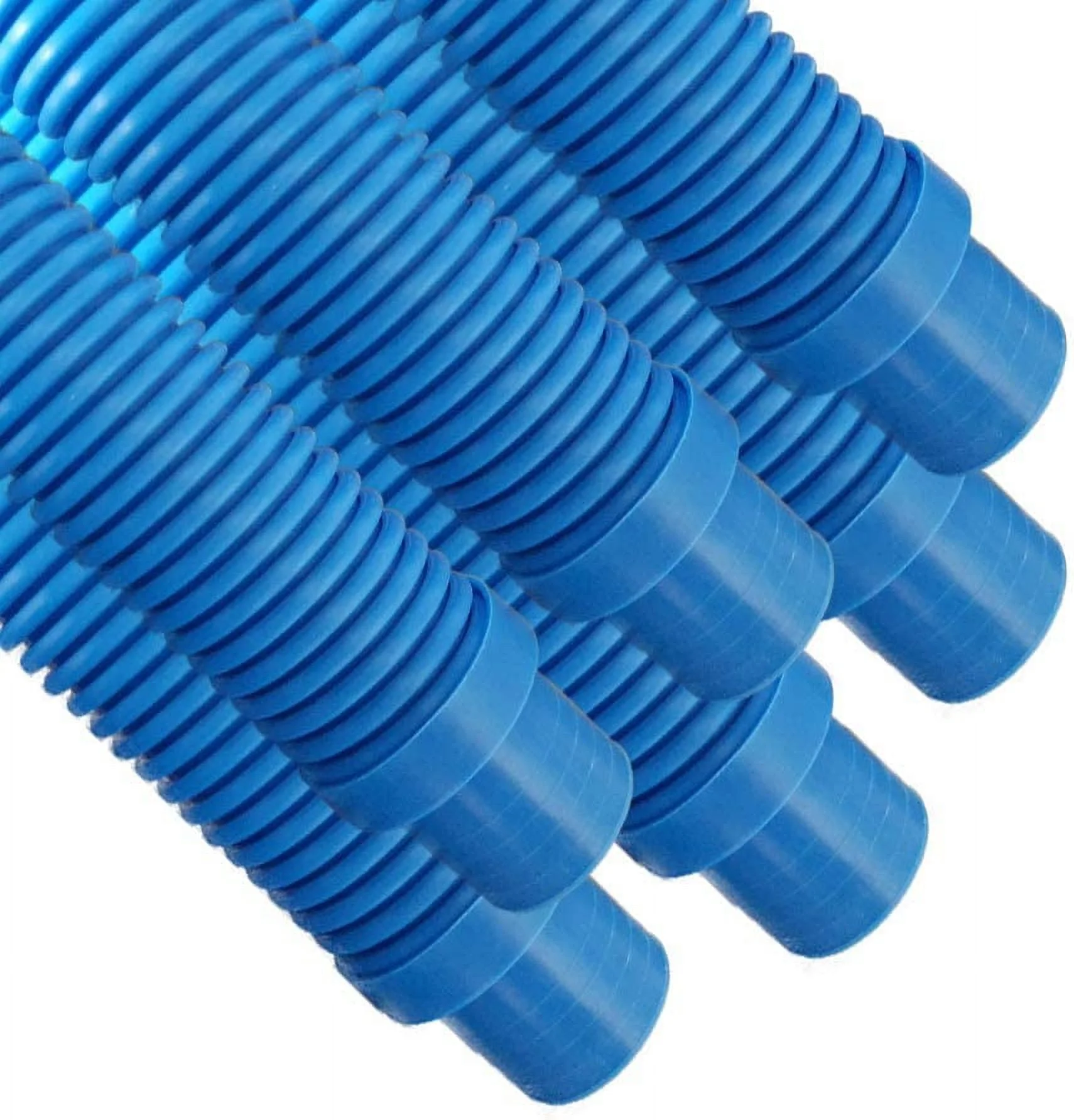 Universal Swimming Pool Cleaner Durable Hose Long Blue Color 6 Pack Universal Fit Including Hayward Navigator, Pool Vac Ultra, Aquabug, Polaris ATV And More