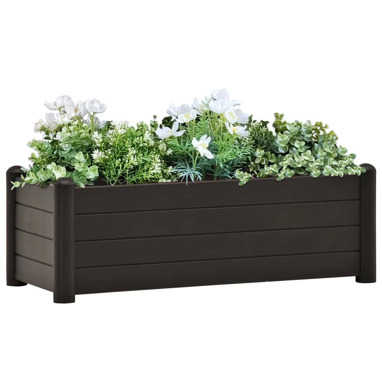 Garden Raised Bed  Anthracite 39.4”x16.9”x13.8”