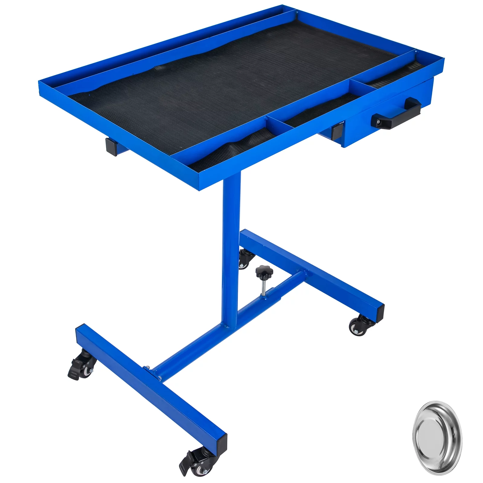 Vevor YDGZTDCTLS0000001V0 29 x 20 in. 220 lbs Rolling Tool Table, Blue