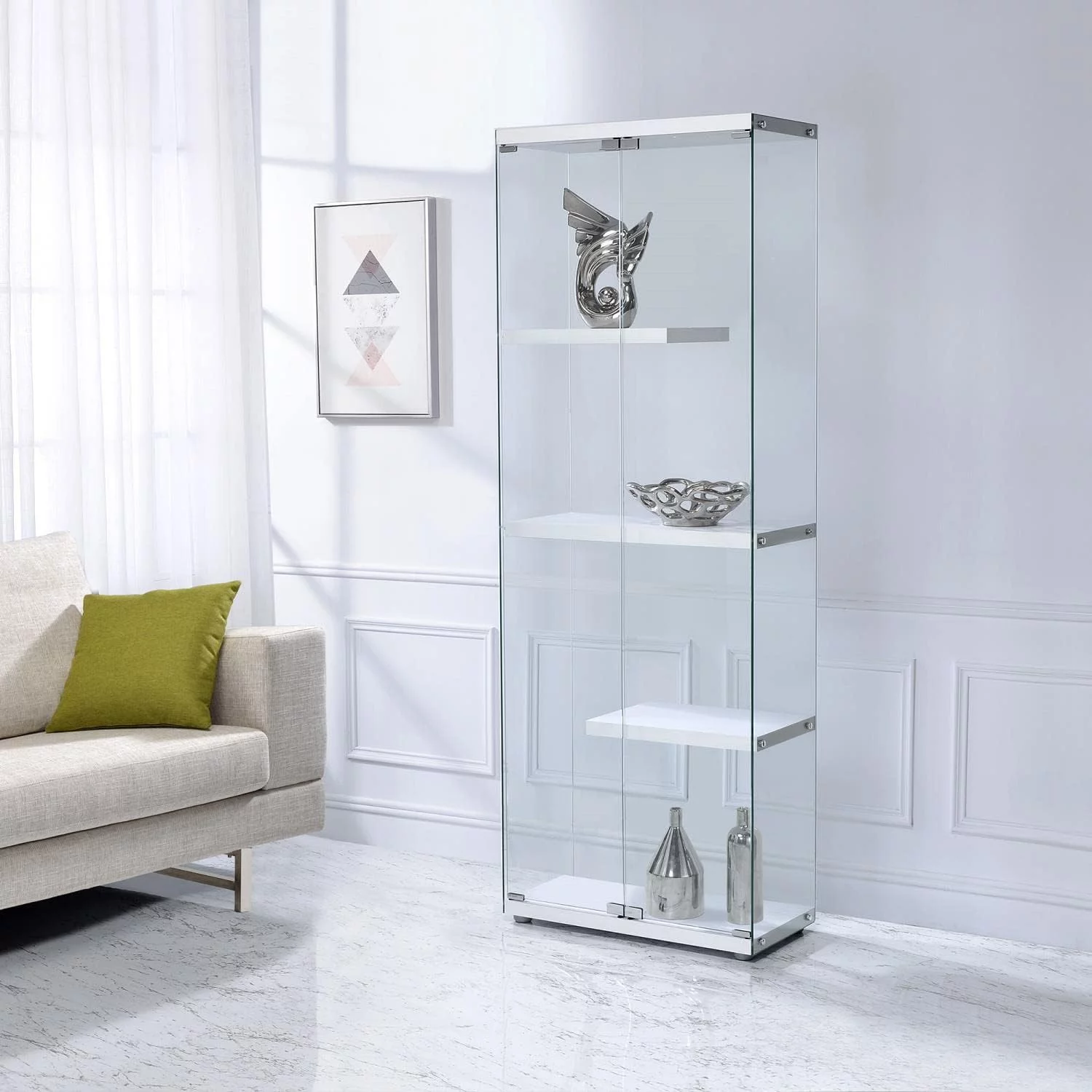 Furnishings Maxwell Glass Display Cabinet