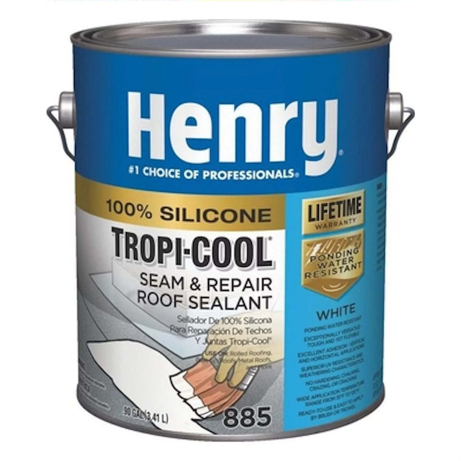 Henry Tropi-Cool 885 White Silicone Sealant 1 gal