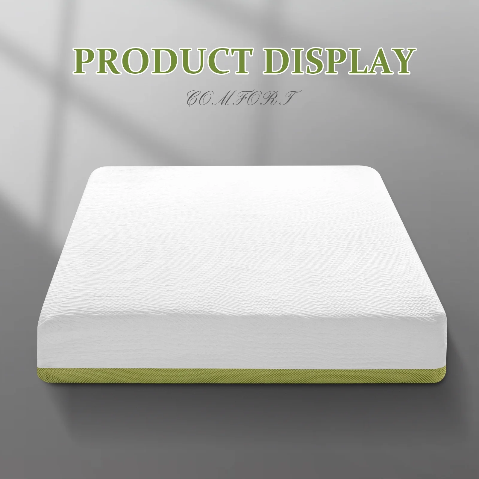 10 Inch Gel Memory Foam Mattress for Cool Sleep, Pressure Relieving, Matrress-in-a-Box, Full Size