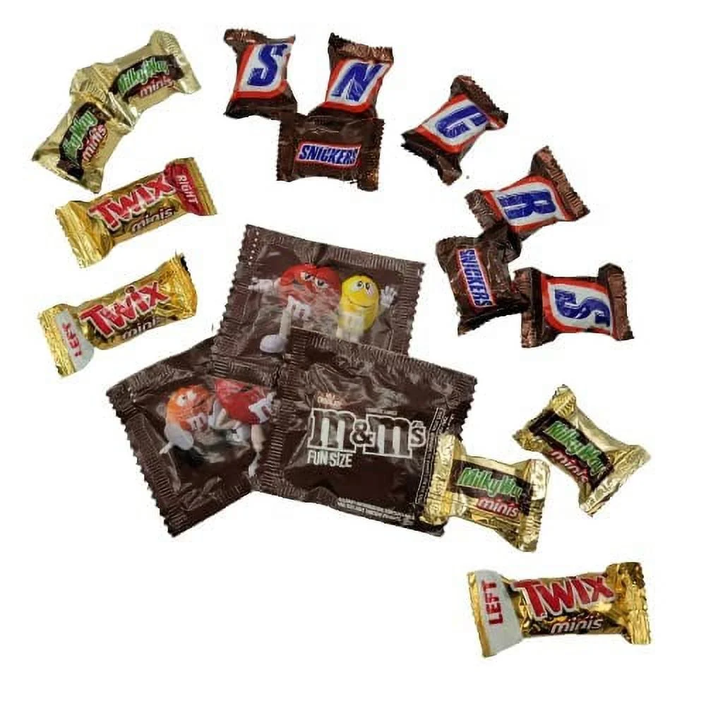 Snickers, M&Ms, Twix, 3 Musketeers & Milky Way, Mars Chocolate Variety Mix - 2 Pounds (Pack Of 1)