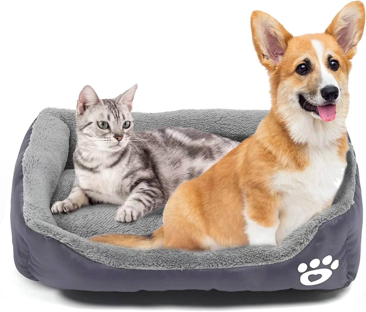 ZZBBC Dog Beds for Medium Dogs, Rectangle, Washable, Comfortable and Breathable Pet Sofa Warming Orthopedic for Dog