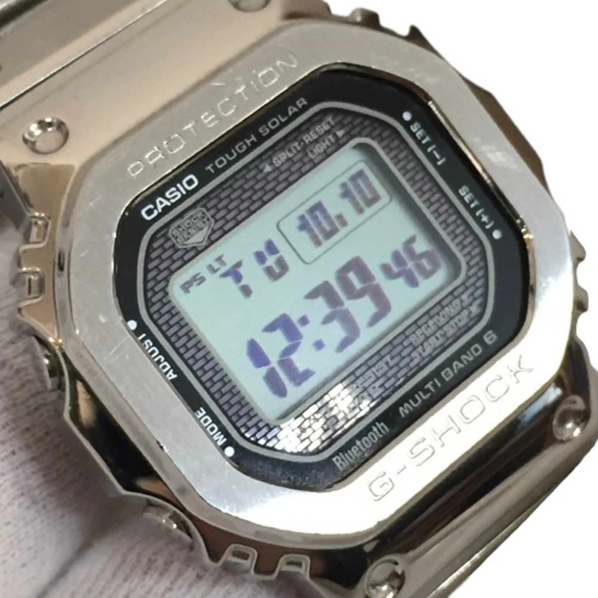 Pre-Owned CASIO G-SHOCK GMW-B5000D-1JF Square Watch Casio Men's Tough Solar Metal Screw Back ITH804J5MD8I RK681D (Fair)