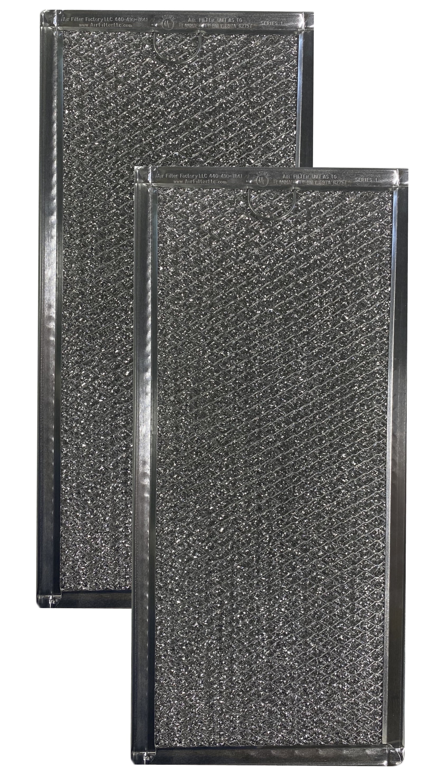 2-Pack Air Filter Factory Compatible with GE EA952418 Aluminum Grease Filter