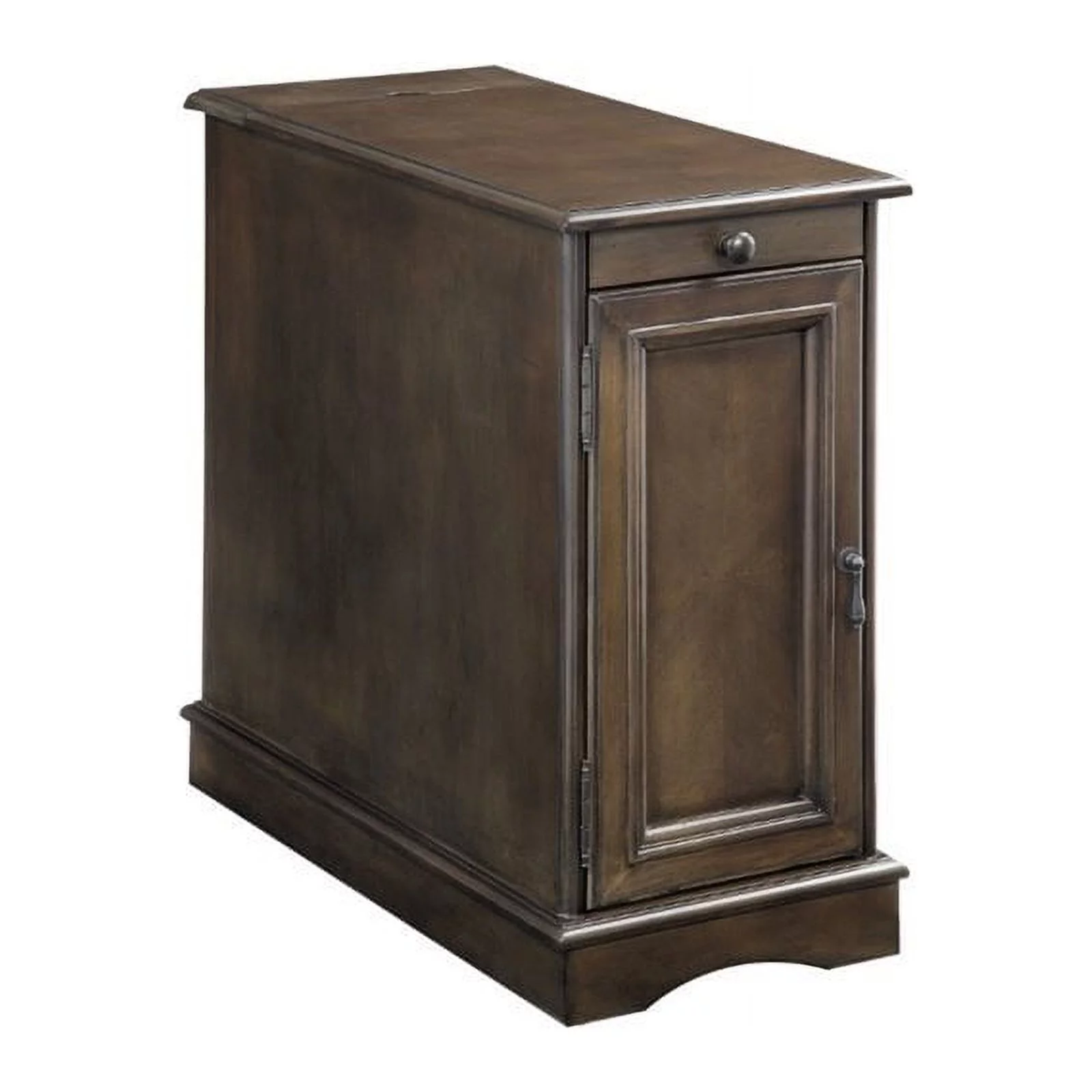 Bowery Hill Storage End Table in Gray