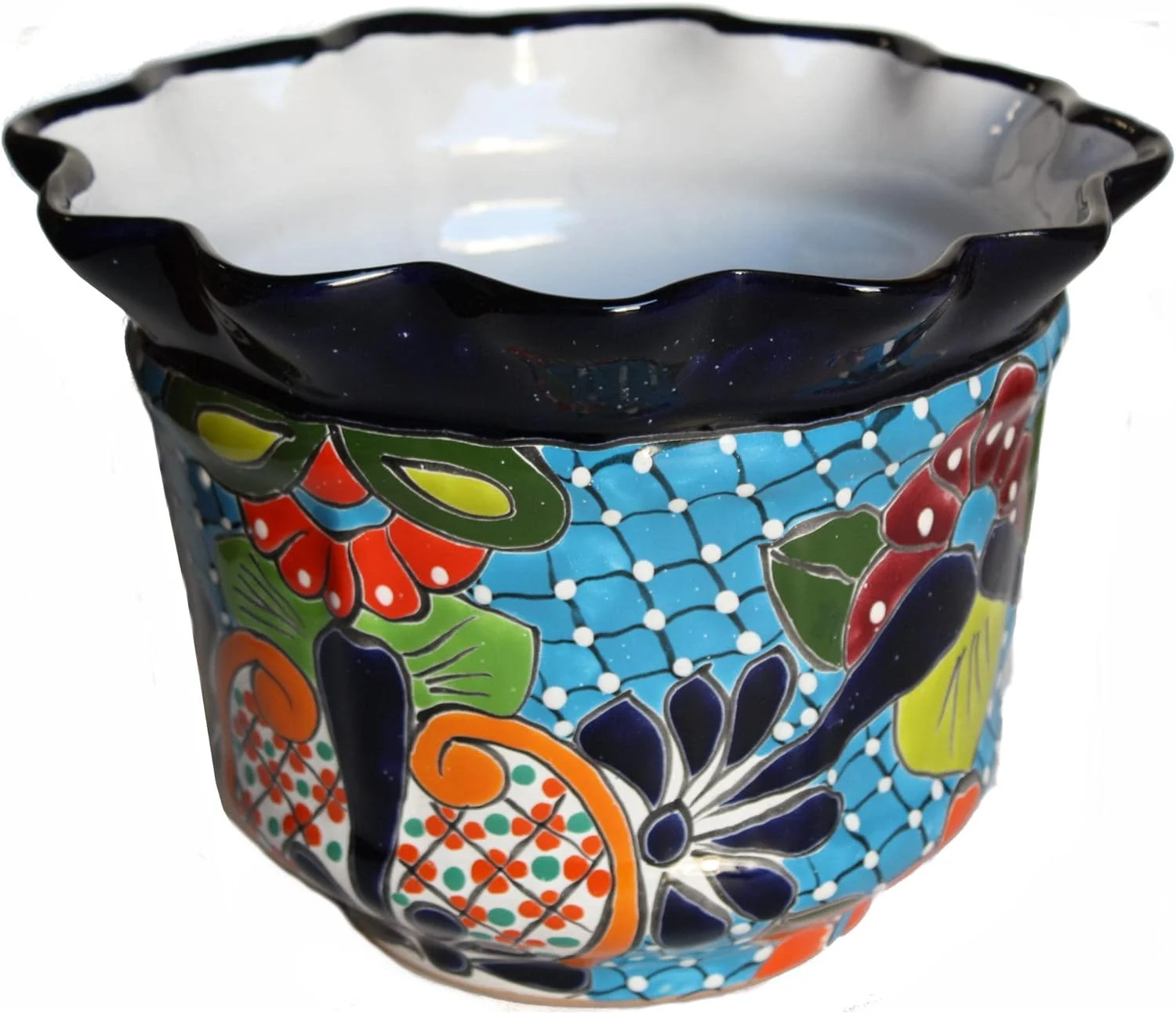 Duero Mexican Colors Talavera Ceramic Garden