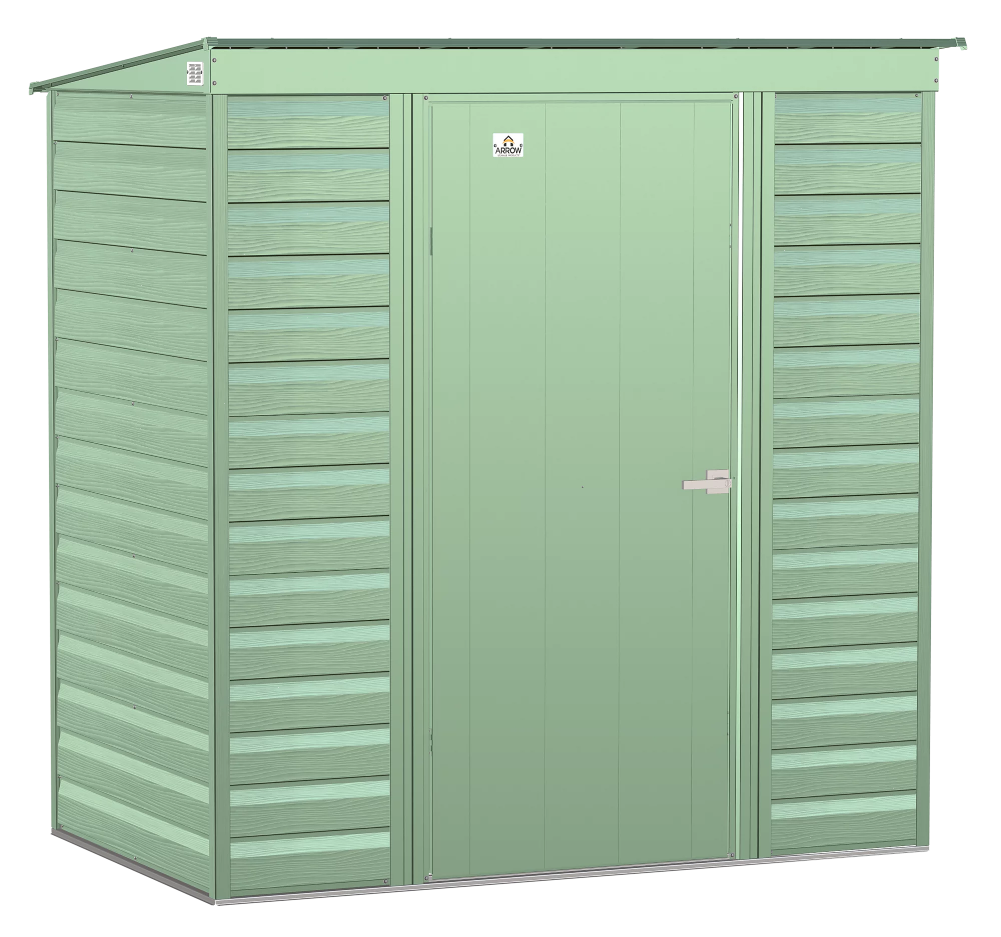 Arrow Select Steel Storage Shed, 6x4, Sage Green