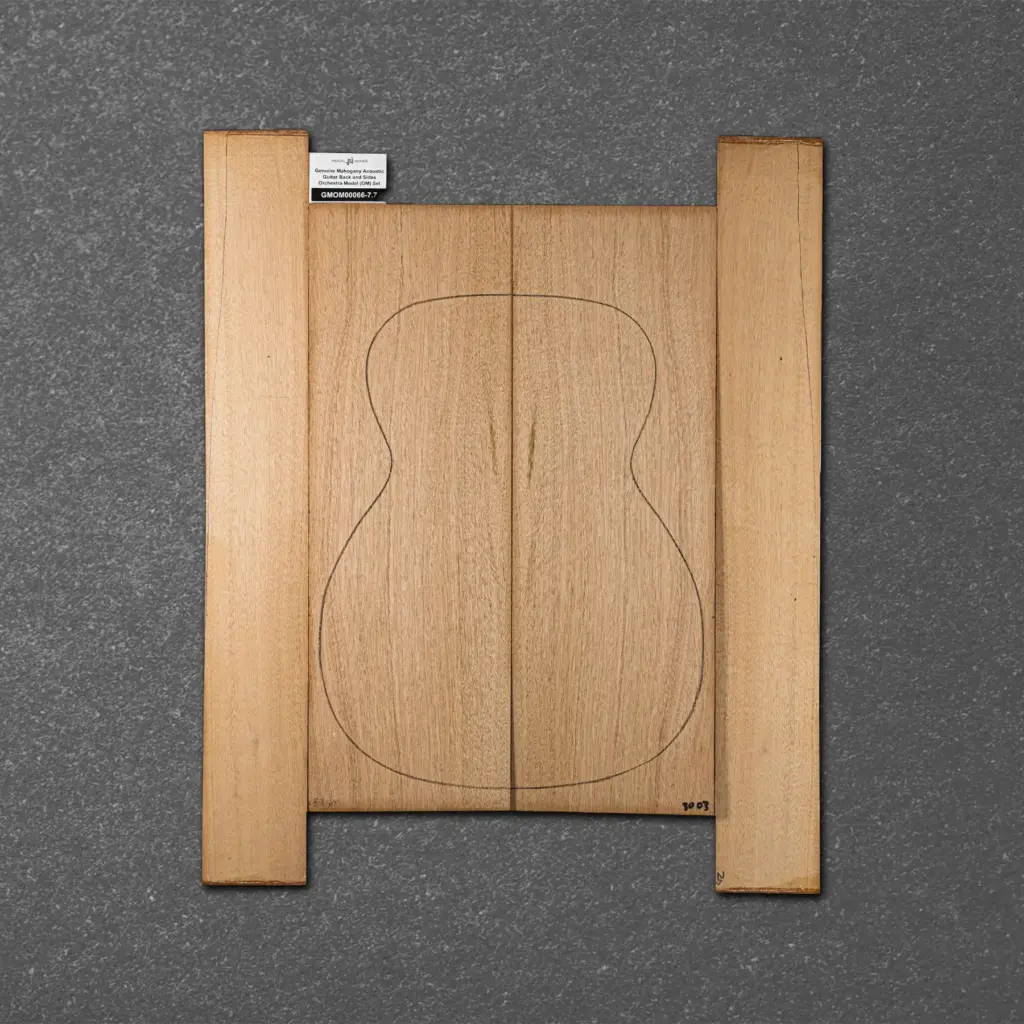 Honduran Mahogany Acoustic Guitar Back and Sides Orchestra Model (OM) Set – HMOM000066-7.7