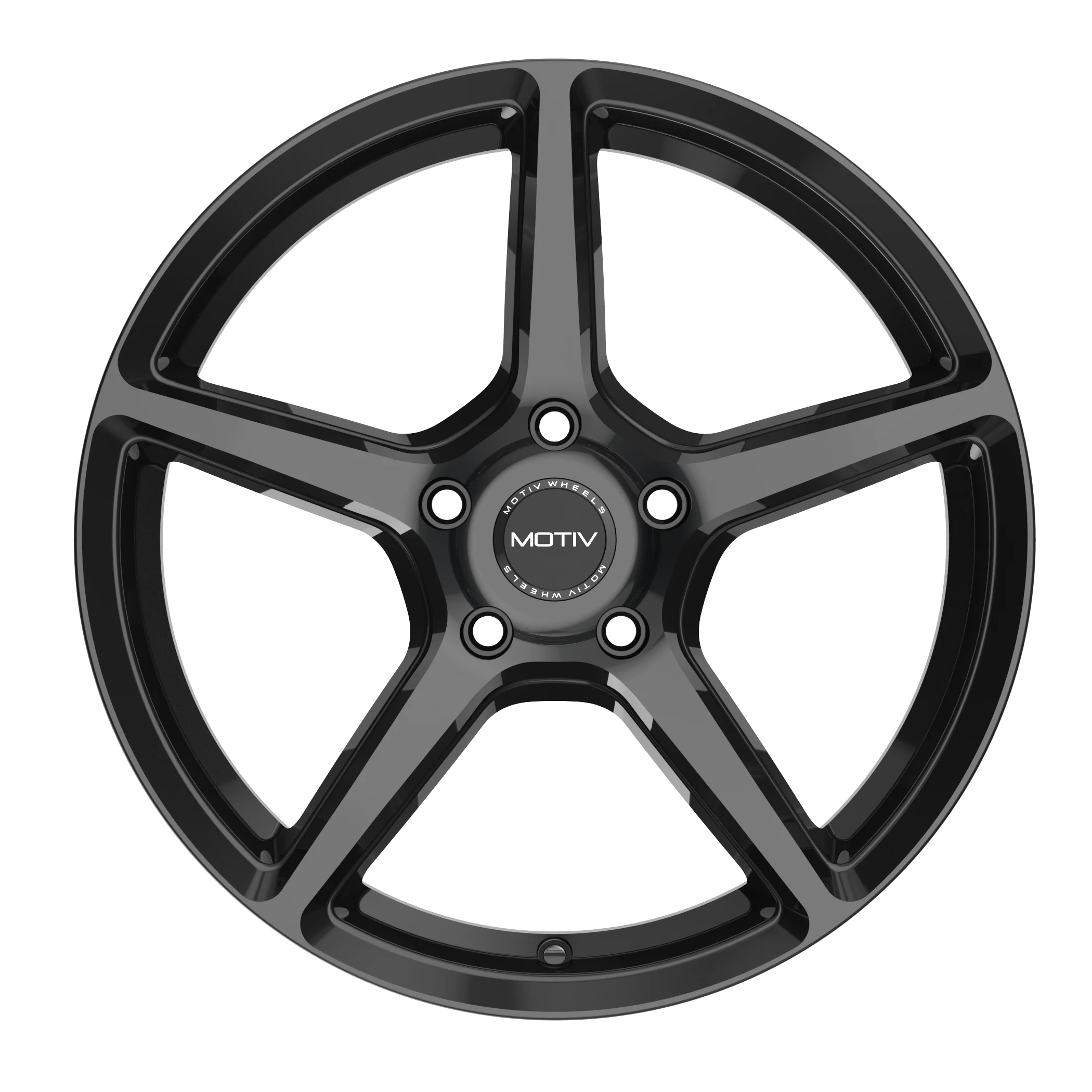 Motiv 433B BLADE 433B-8756540 18X7.5 5X4.50 (+40) MTV 433B Blade (HB 73.1) Gloss Black Cast Aluminum