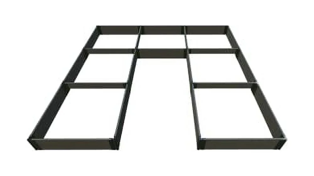 WEATHERED WOOD 'WALK-IN JUMBO U-SHAPE' - 12' X 12' X 11