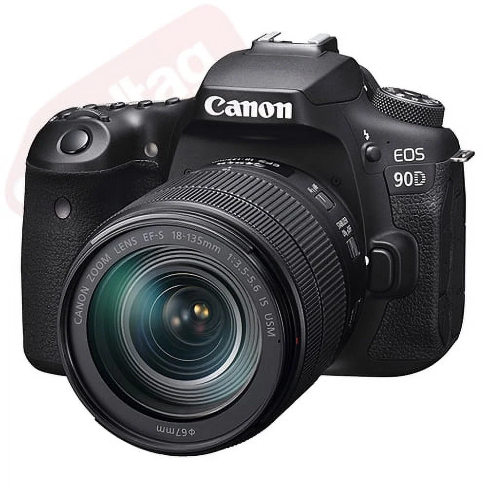 Canon EOS 90D Digital SLR Camera with 18-135mm EF-S f/3.5-5.6 IS USM Lens
