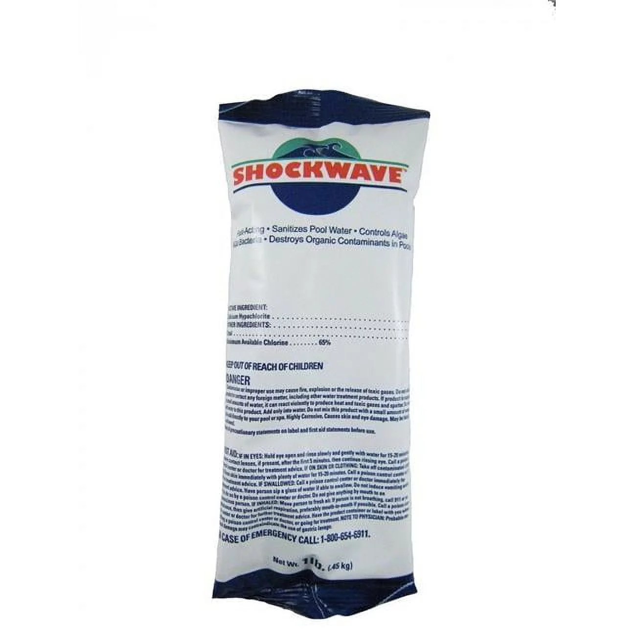 Shockwave 25240 25 lbs 68 Percent Pail Granular Calcium Hypochlorite