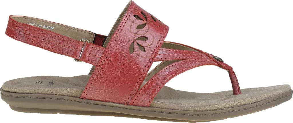 New Earth Origins Women's Belle Becky Sandal Bright Red 6