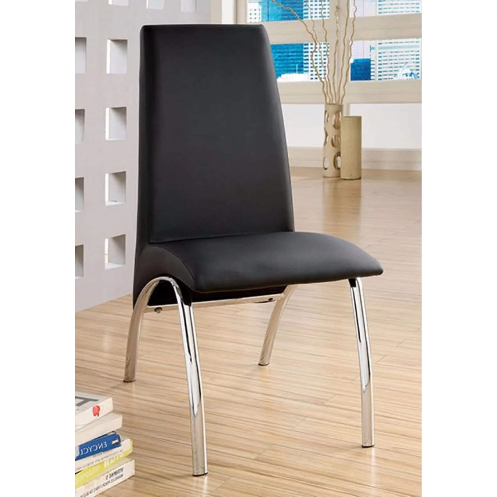 Benzara Glenview Contemporary Dining Side Chair - Set of 2