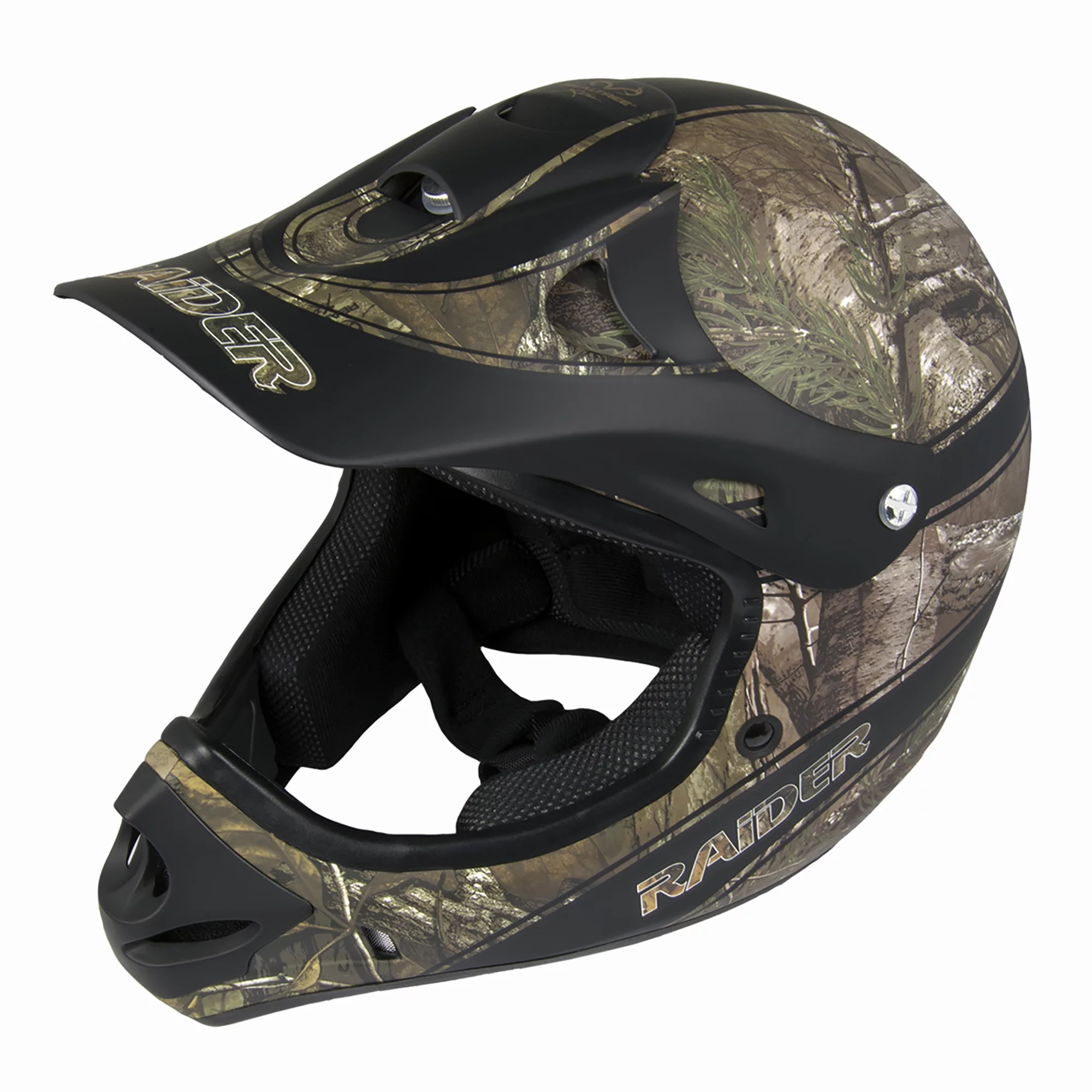 Raider Ambush Motocross ATV Off-Road Helmet DOT Approved / Realtree Camo - Small