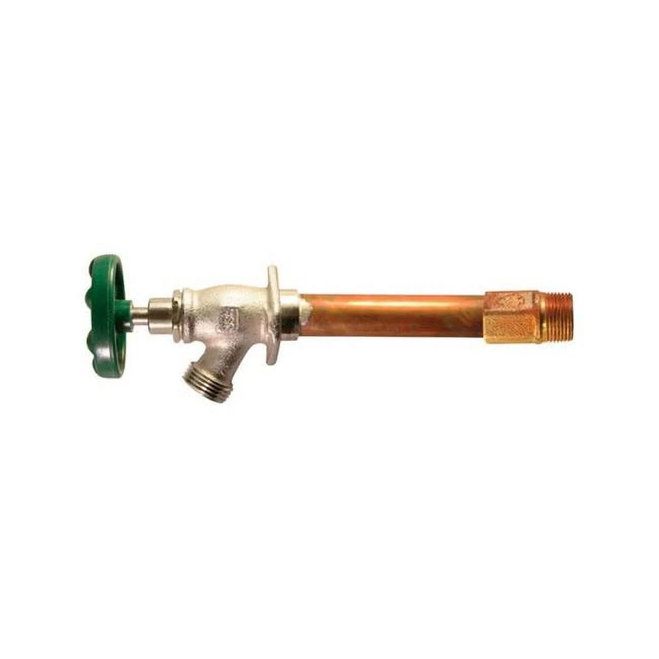 Arrowhead Brass 455-04LF Frost-Free Lead-Free Standard Wall Hydrant 1/2 3/4 x 3/4 in FIP/MIP x Male Hose