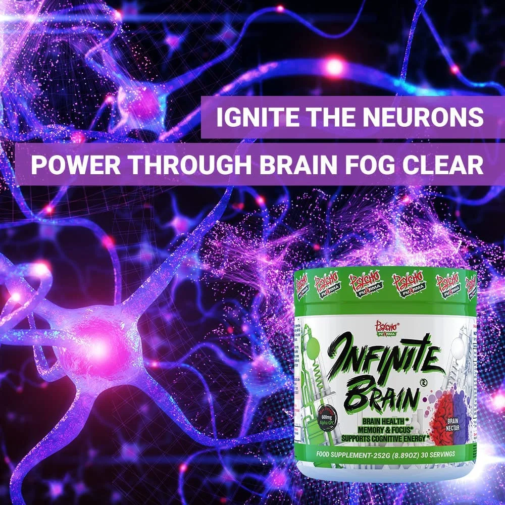 Psycho Pharma. Infinite Brain Nootropic Game Changer. Compete Win (Plato's Lemon Punch, 30 Serving)