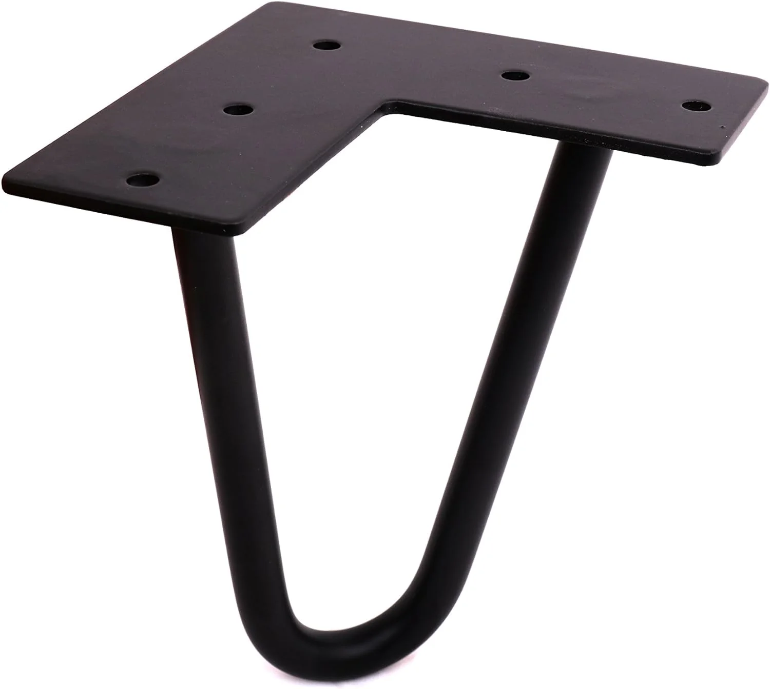 Hairpin Legs (Matte Black) DIY Industrial Strength Century Modern Table Legs, Set Of 4 (8'')