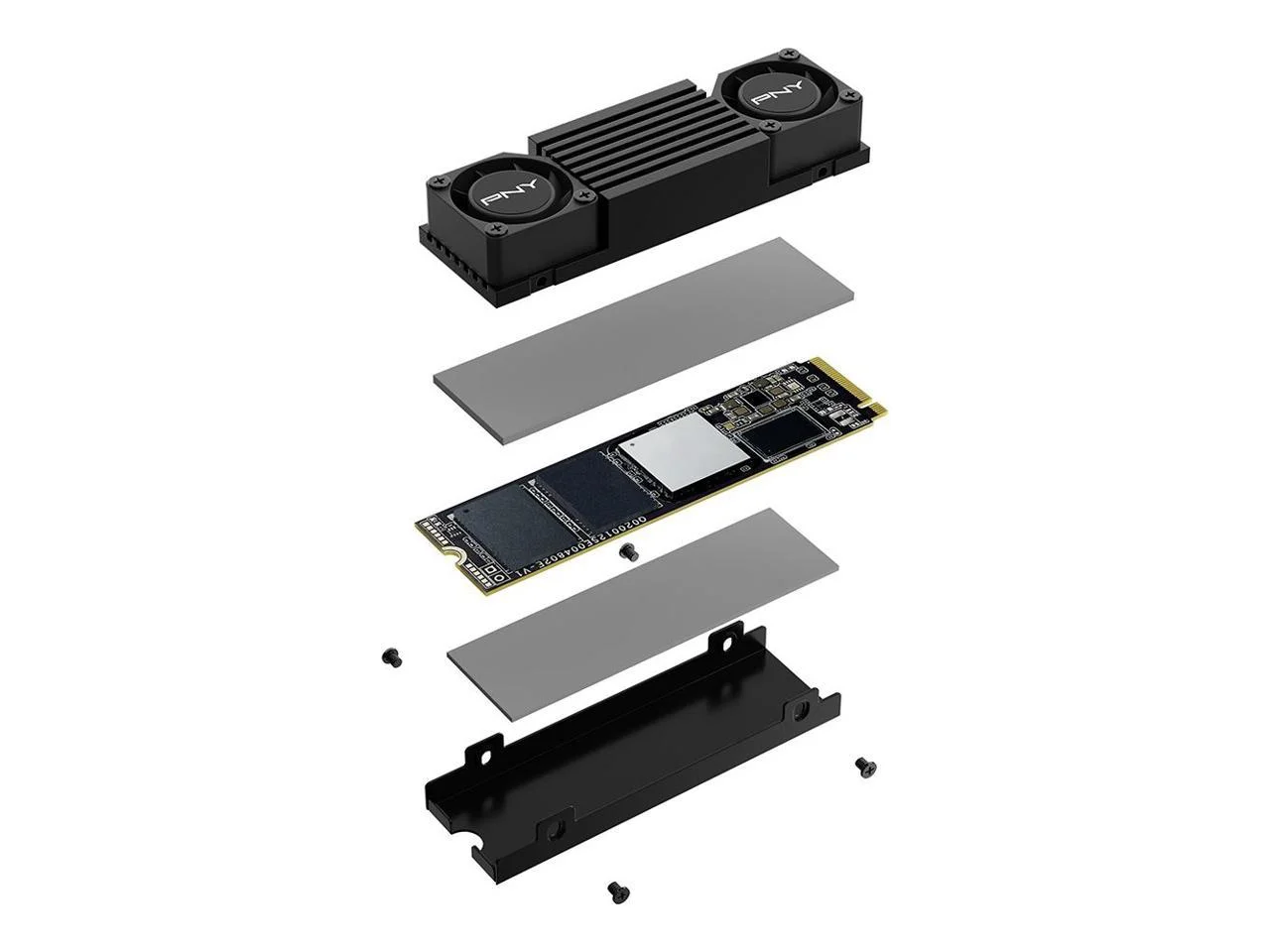 PNY XLR8 M.2 2280 1TB PCI-Express 5.0 x4 3D NAND Internal Solid State Drive (SSD) CS3150