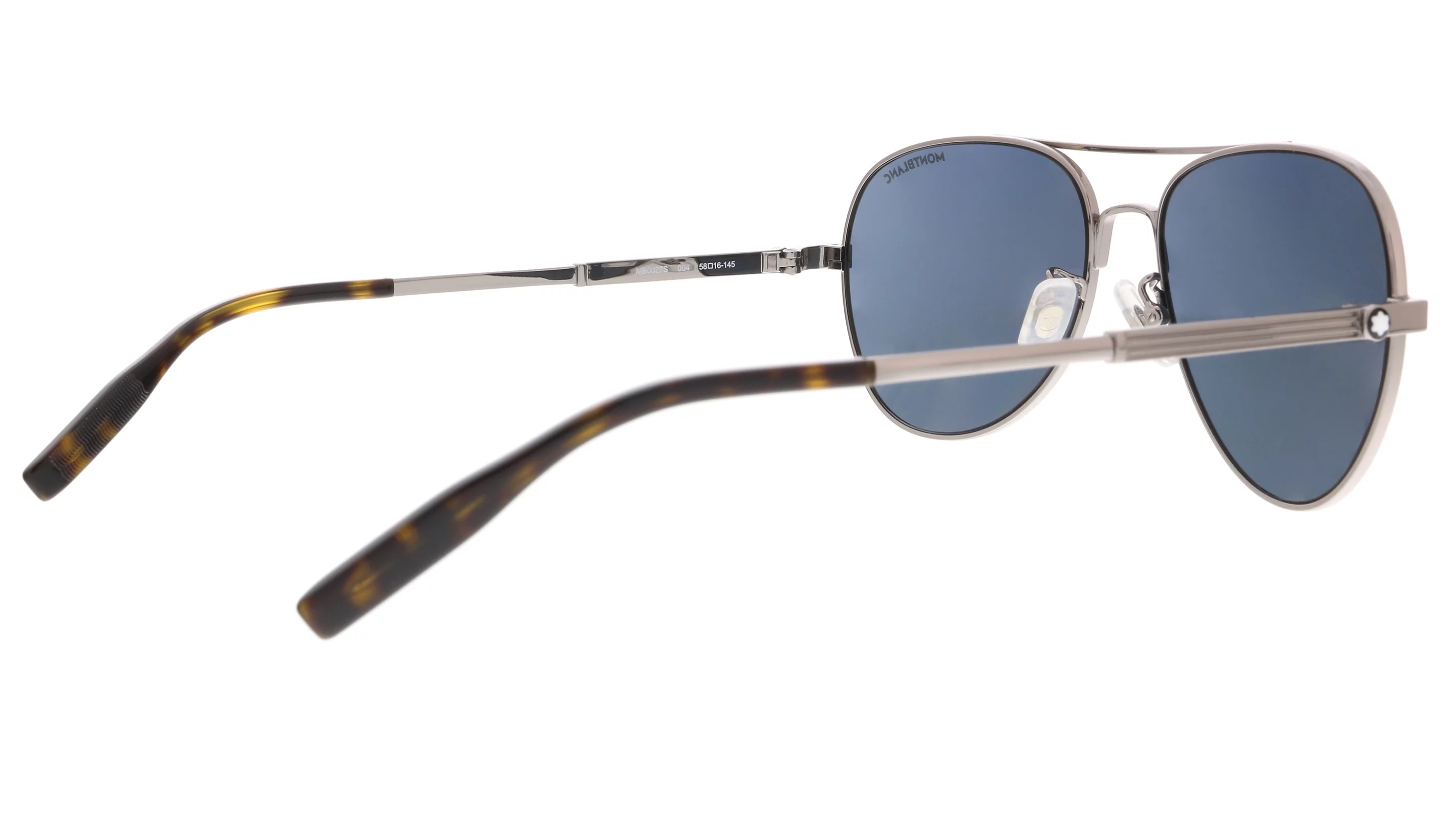 Montblanc Gold Pilot Men's Sunglasses MB0027S 004 58