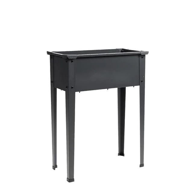 RTS Home Accents  RTS Home Accents 24' x 12' Aluminum Elevated Planter, Graphite Color