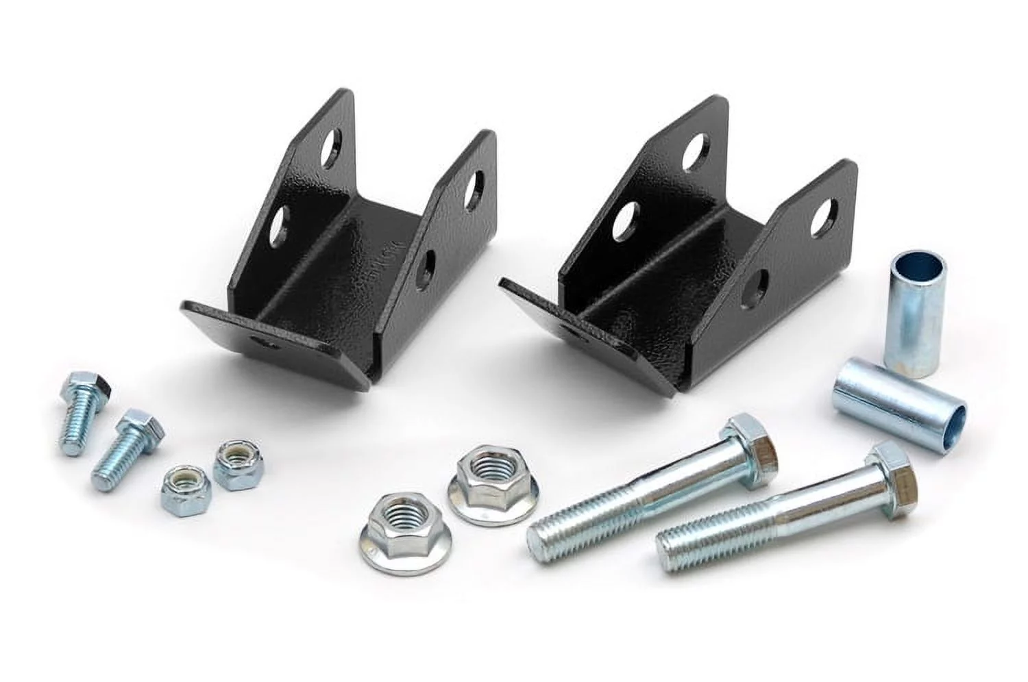 Rough Country Rear Shock Relocation Brackets for 97-06 Jeep Wrangler TJ - 1185 Fits select: 1997-2006 JEEP WRANGLER / TJ
