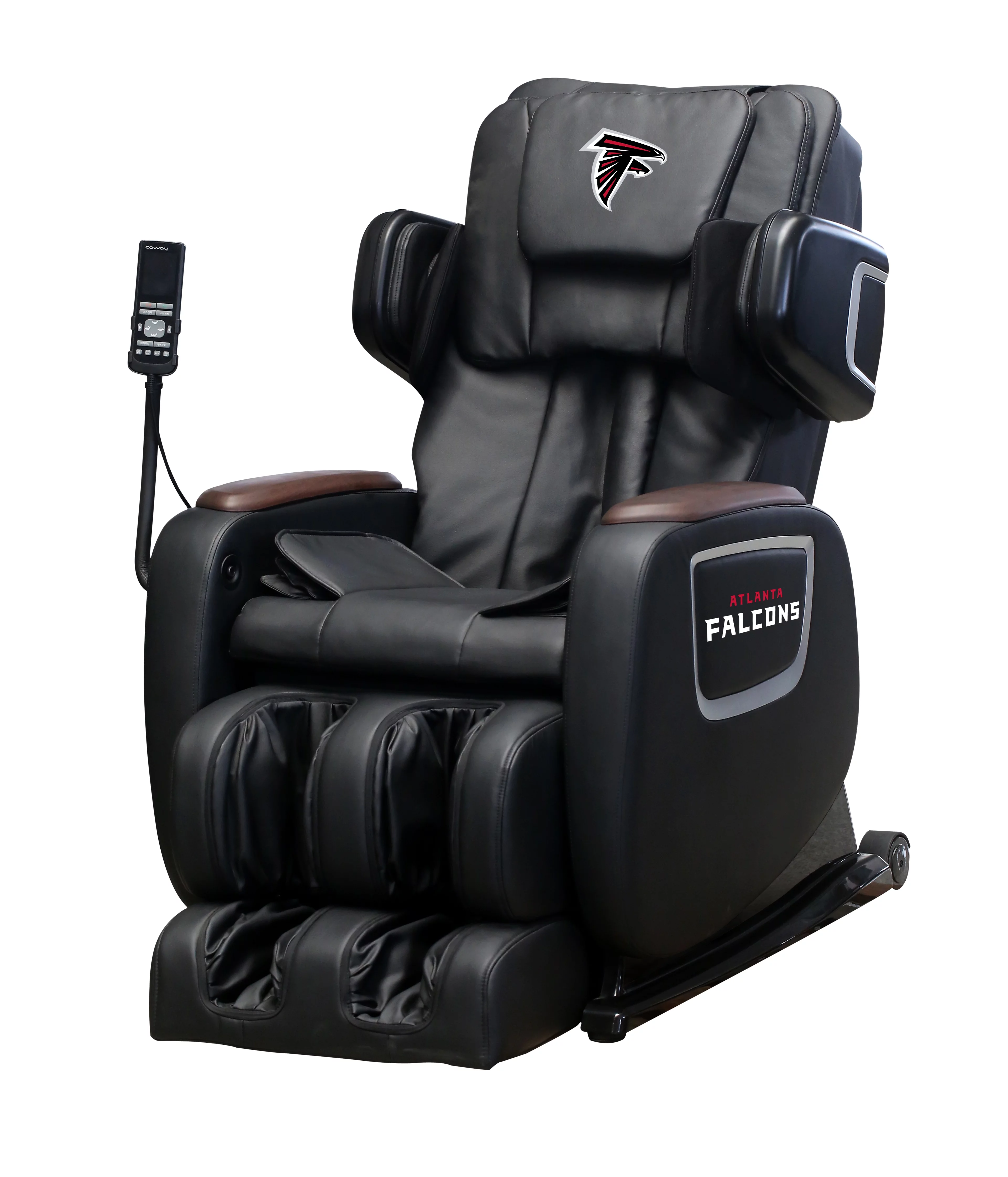 BestMassage Zero Gravity Full Body Electric Shiatsu Massage Chair with Wireless Bluetooth Speaker,Atlanta Falcons