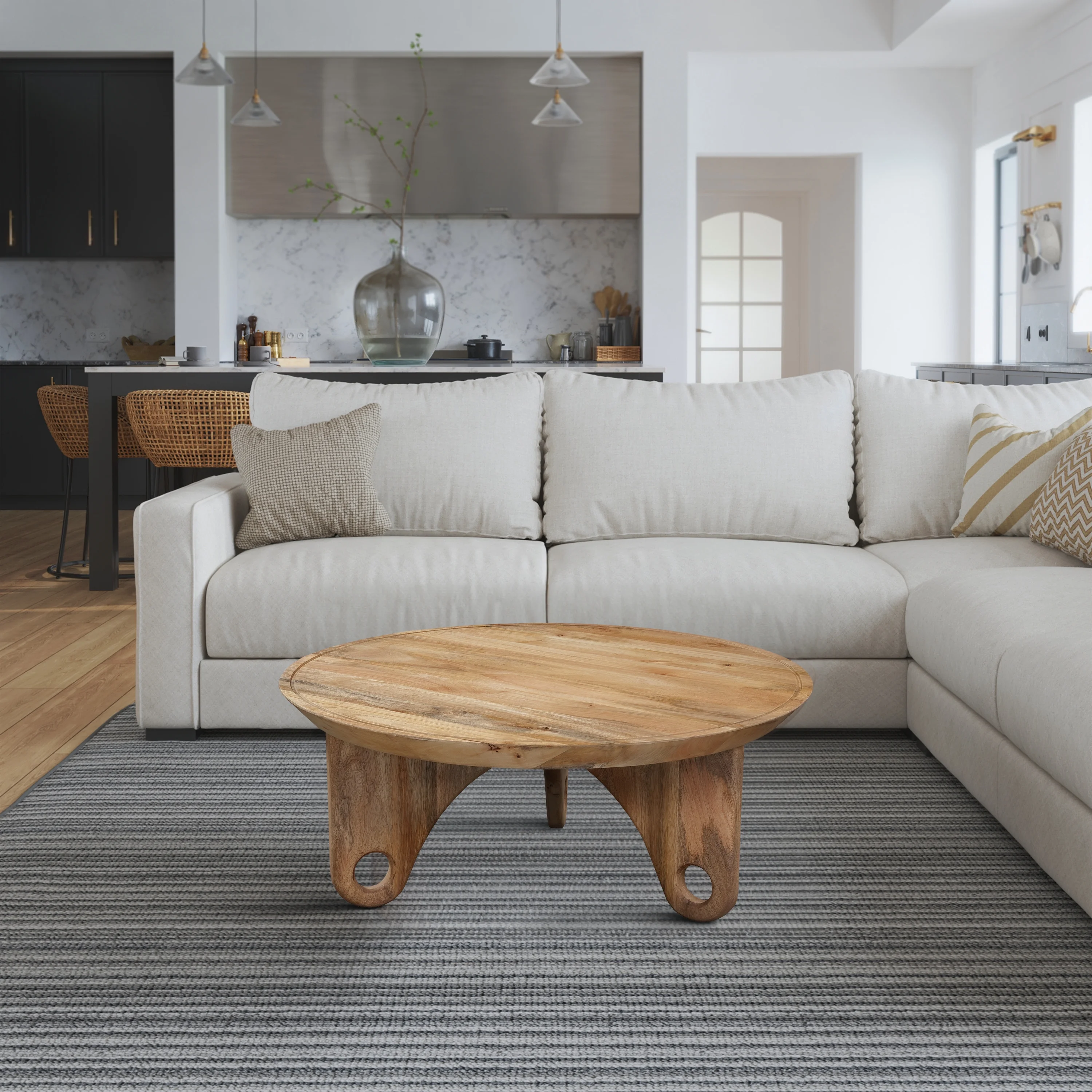 Mango Wood Coffee Table - Elevate Living Space