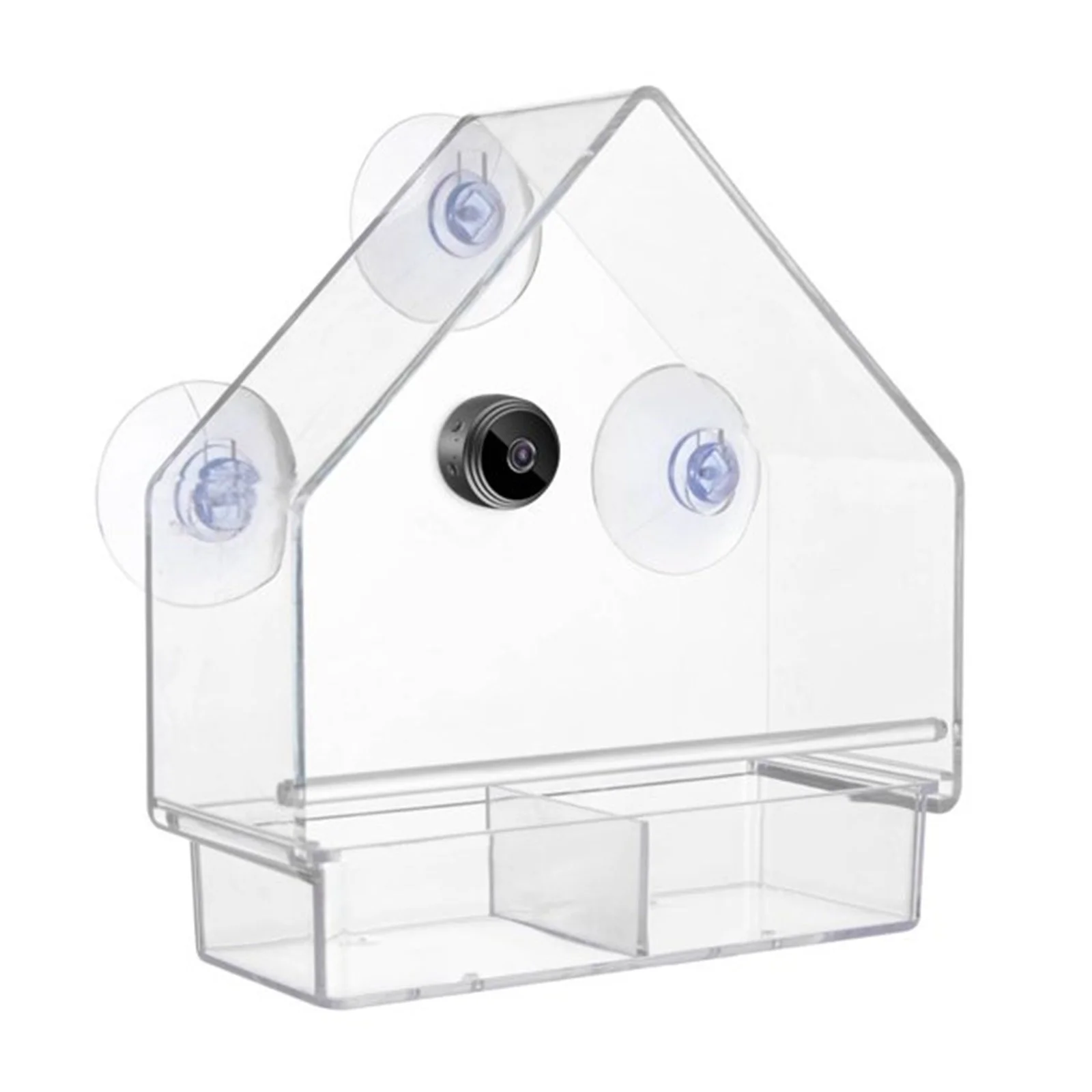 Bird Feeder With Camera HD 1080P Night Version Camera WiFi Remote Connection To Mobile Phone For Outdoor Bird Watching Photos Bird Lovers Utility Tool