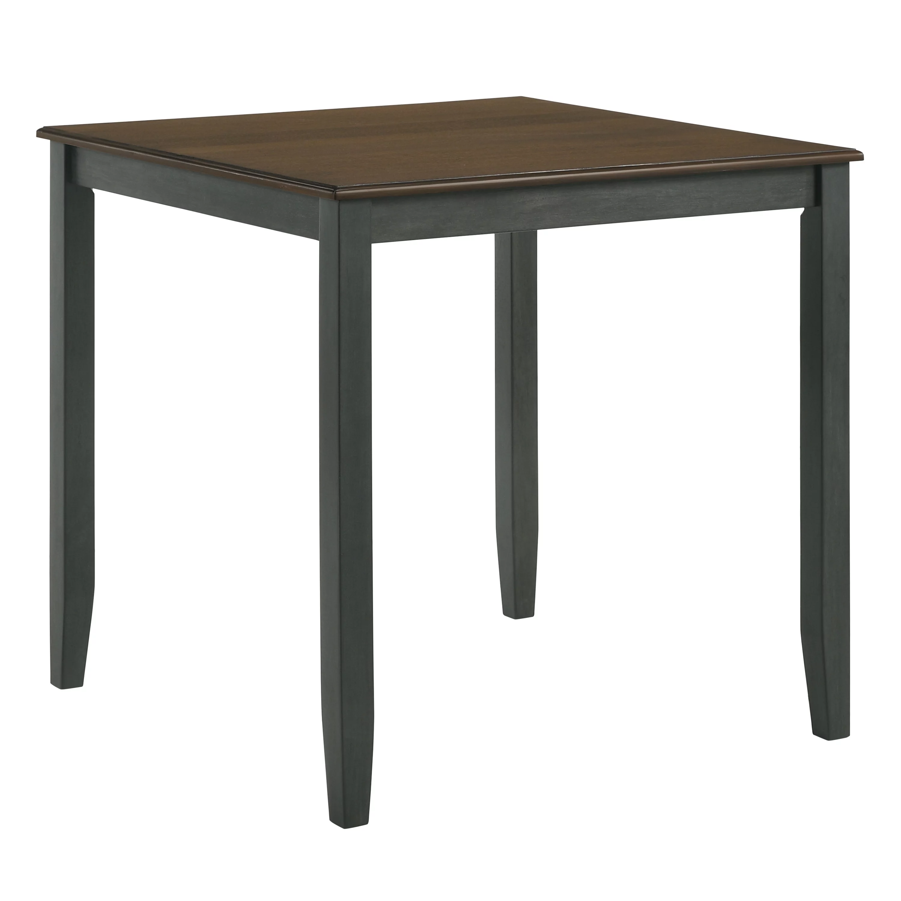 Furniture of America Popla Wood 5pc Counter Dining Set, Antique Gray