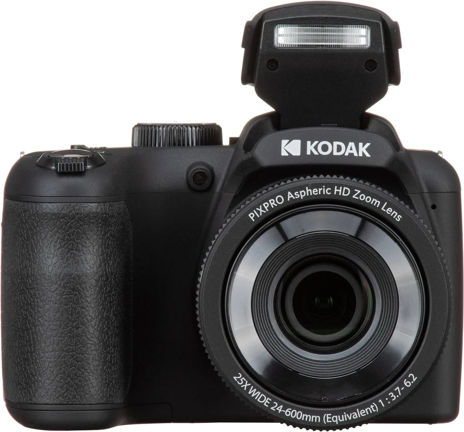 Kodak PIXPRO Black AZ255 16MP Digital Camera 25X Optical Zoom 24mm Wide Angle Lens Optical Image Stabilization 1080P Full HD Video 3