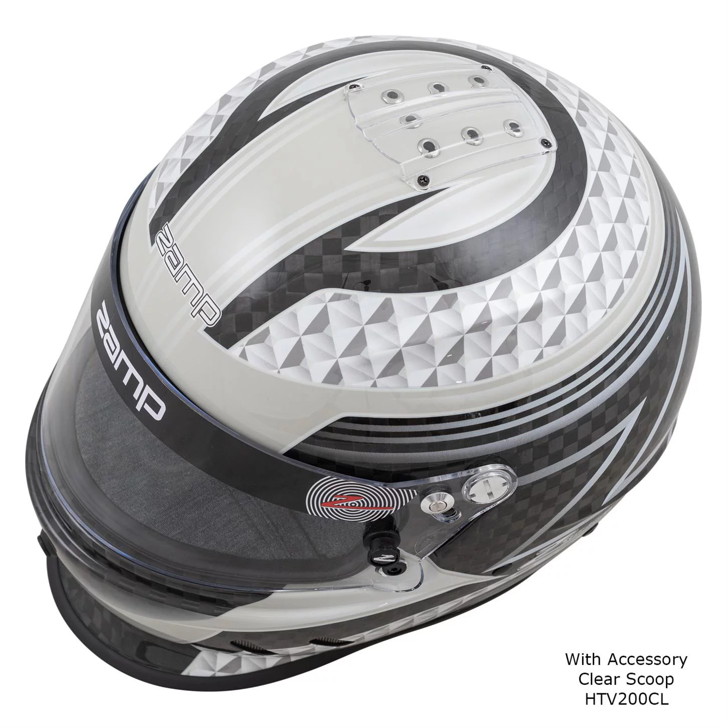 Zamp RZ-65D Carbon SA2020 Helmet, Black/Gray, Large