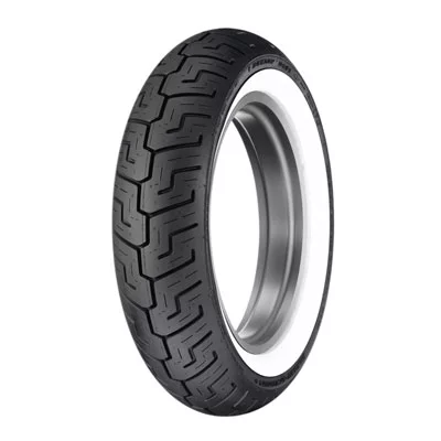 Dunlop D401 Rear Motorcycle Tire 150/80B-16 (71H) Wide White Wall For Yamaha, Harley-Davidson, Kawasaki