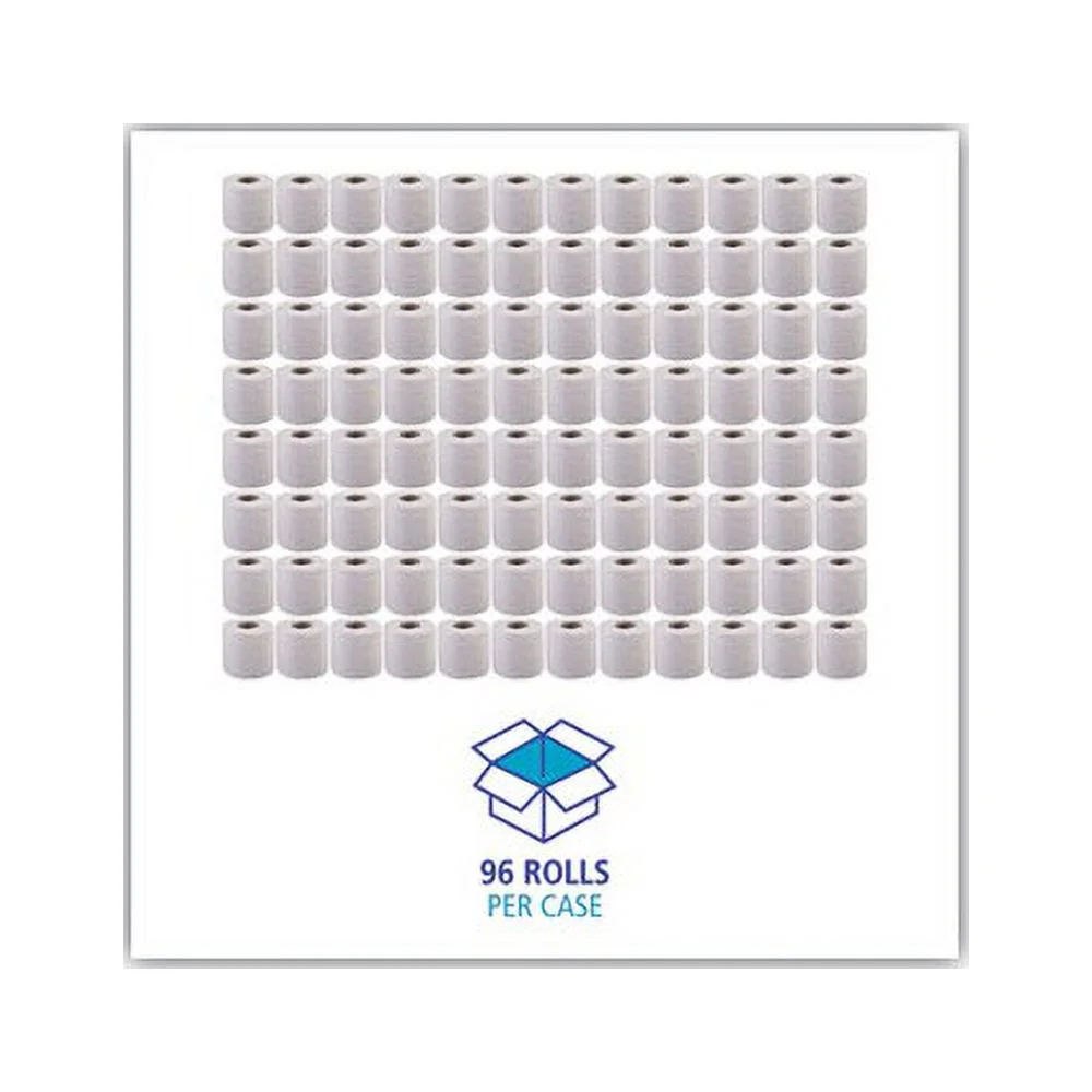 Boardwalk Two-Ply Toilet Tissue PaperSeptic Safe, White, 4 x 3, 400 Sheets/Roll, 96 Rolls/Carton