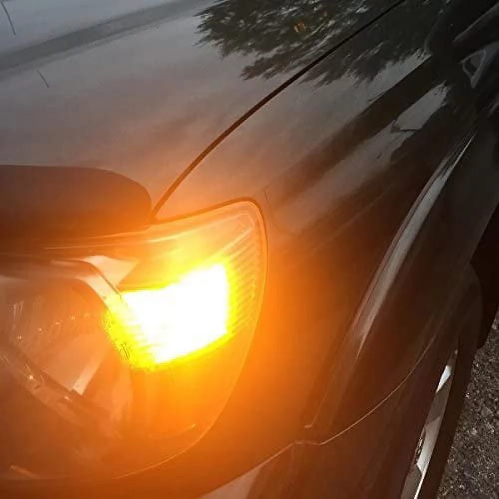 Alla Lighting 2pcs Super Bright Amber Yellow 2825 W5W 2825LL LED Bulbs Interior Lights Map Lights Replacement for 2012-2017 Sonic